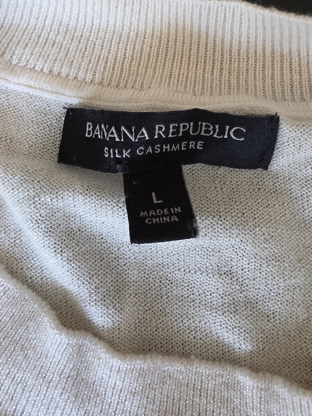 Banana Republic Silk Cashmere Zebra Women's Sweater Pullover Quiet Luxury - Picture 4 of 8
